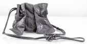 CARLOS FALCHI GREY SNAKE-PRINT