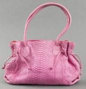 CARLOS FALCHI PINK SNAKE-PRINT