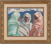 CARLOS HALL (1928 - 1997) OIL