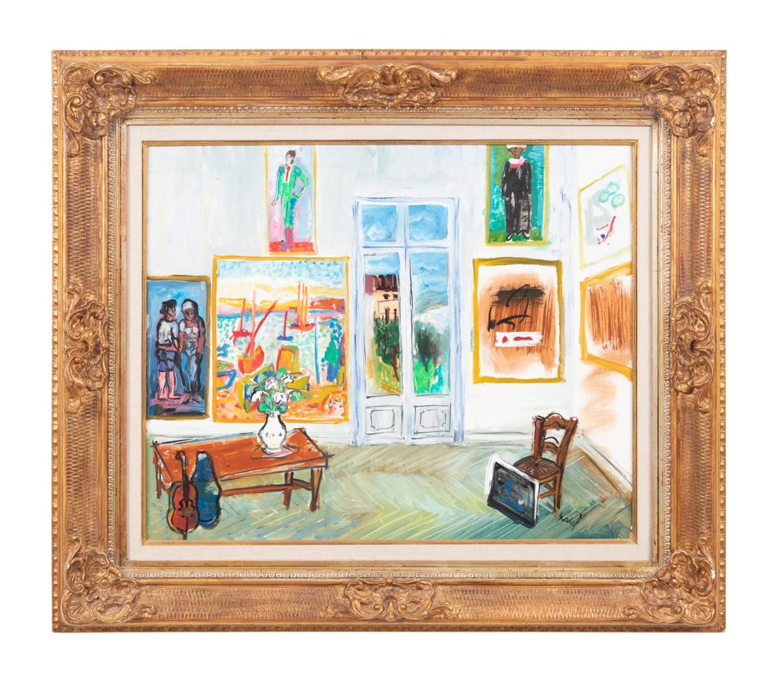 CARLOS NADAL 'HAUT DE CAGNES' OIL