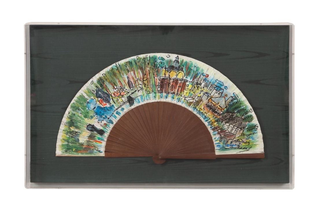 CARLOS NADAL 'UNTITLED (FAN)' OIL