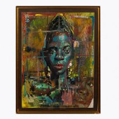 CARLOS PALMER FRAMED MIXED MED