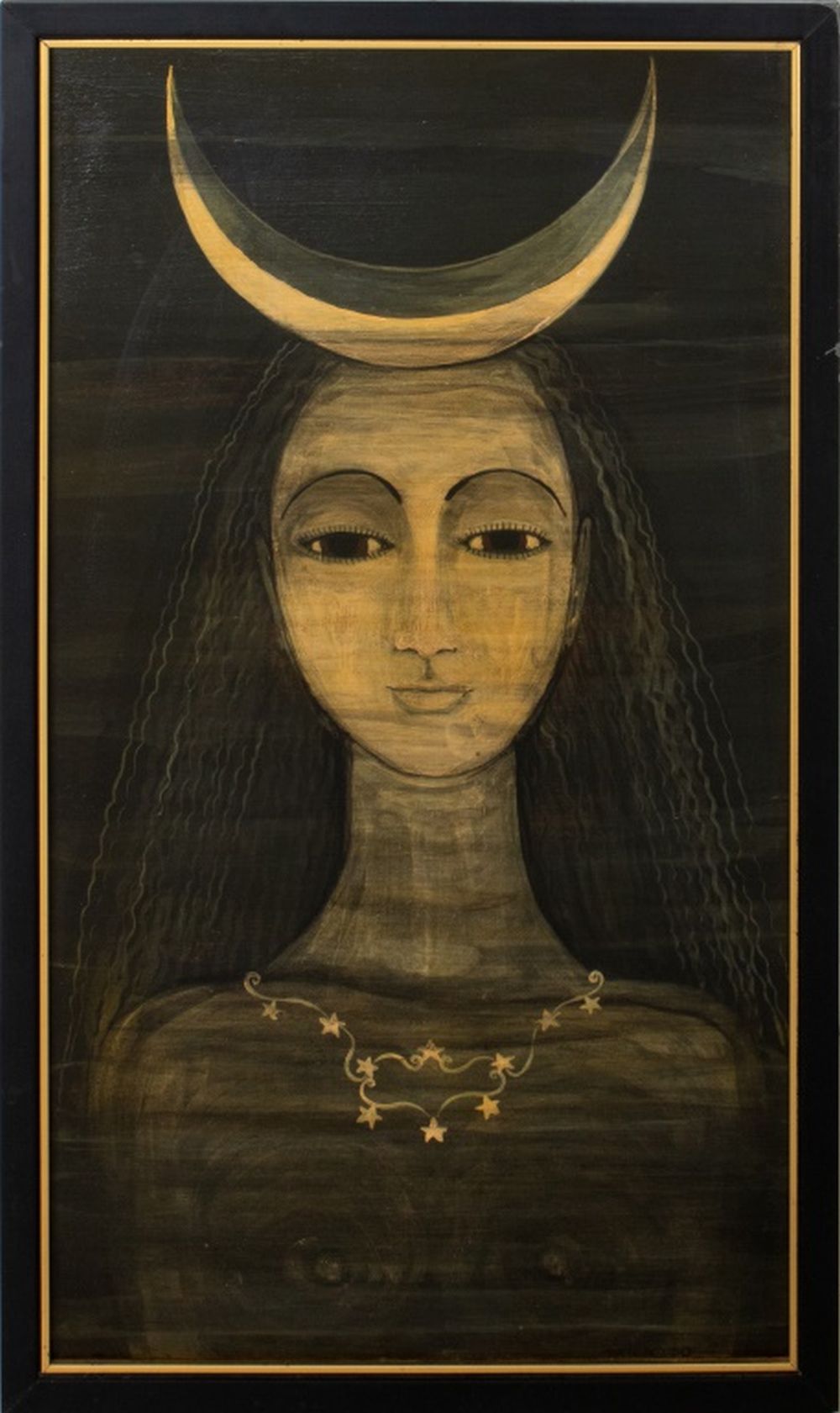 CARLOS PERTEAGUDO "SISTER MOON" OIL