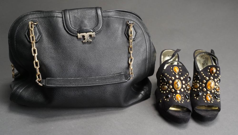 CARLOS STUDDED BLACK SUEDE