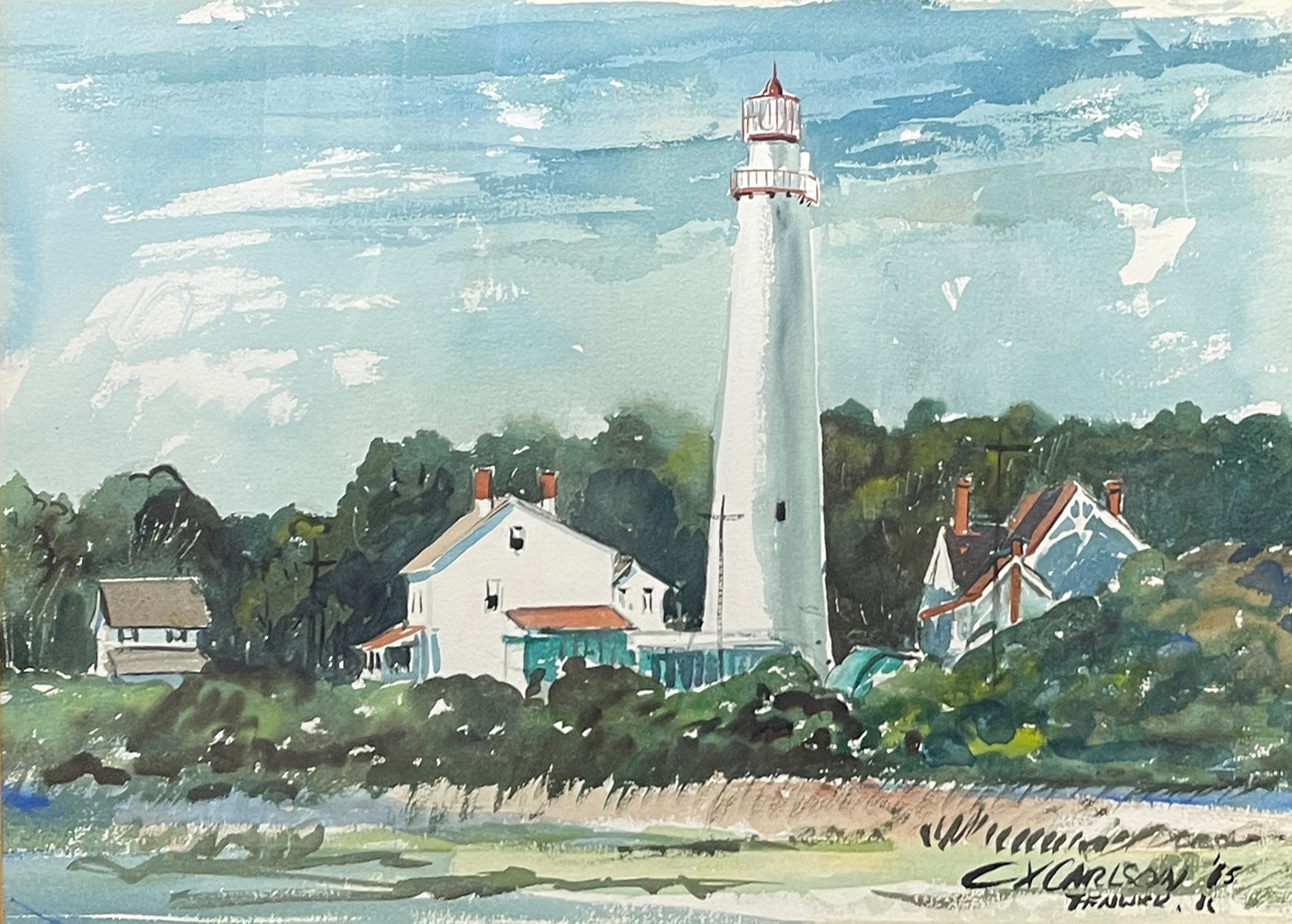 CARLSON, Charles X., (American,