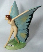 Carltonware Figure Blue Butter