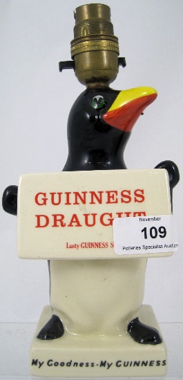 Carltonware Penguin Lampbase