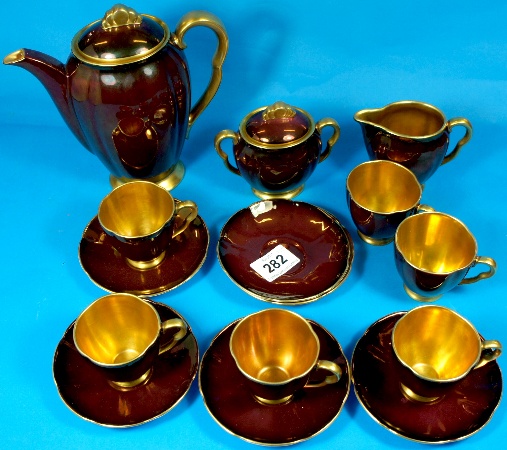 Carltonware Rouge Royale Coffee Set