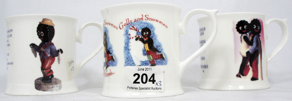 Carltonware set of 3 Mugs Depicting