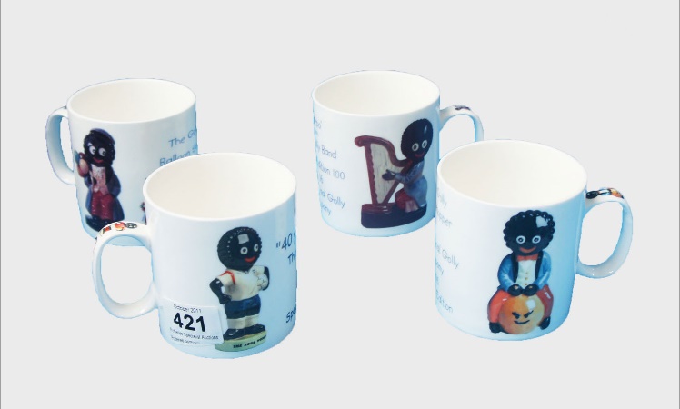 Carltonware Set of 4 Mugs depicting