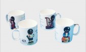 Carltonware Set of 4 Mugs depi
