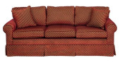 CARLYLE THREE SEAT CUT VELVET