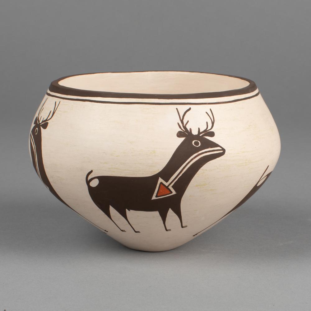 CARMEL LEWIS, HEART LINE DEER BOWL,