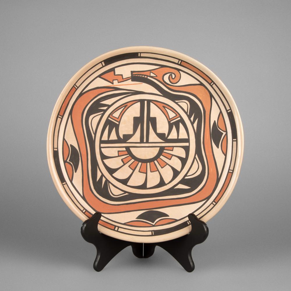 CARMELITA DUNLAP, POLYCHROME PLATE,