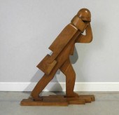 CARMEN T. HEMENS, WOODEN FIGUR