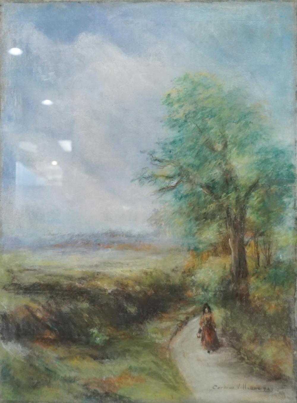 CARMEN VILLENEUVE, WOMAN WALKING