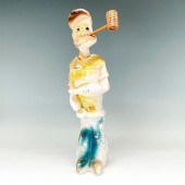 CARNIVAL CHALKWARE FIGURE OF P