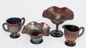 CARNIVAL GLASS LOTA group of s