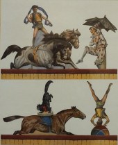 CARNIVAL TRICKS, COLOR PRINT,