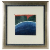 CAROL SUMMERS, COLOR WOODCUT,