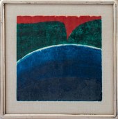 CAROL SUMMERS, "COVE" WOODCUT,