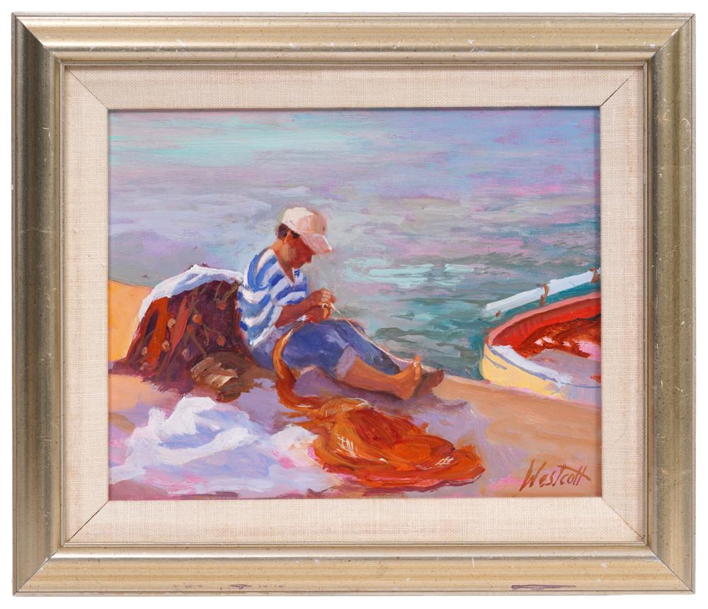 CAROL WESTCOTT 'MENDING NETS'