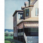 CAROLE SUE LEBBIN, SIGNED AQUA