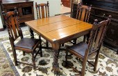 CAROLEAN REVIVAL OAK DINING TA