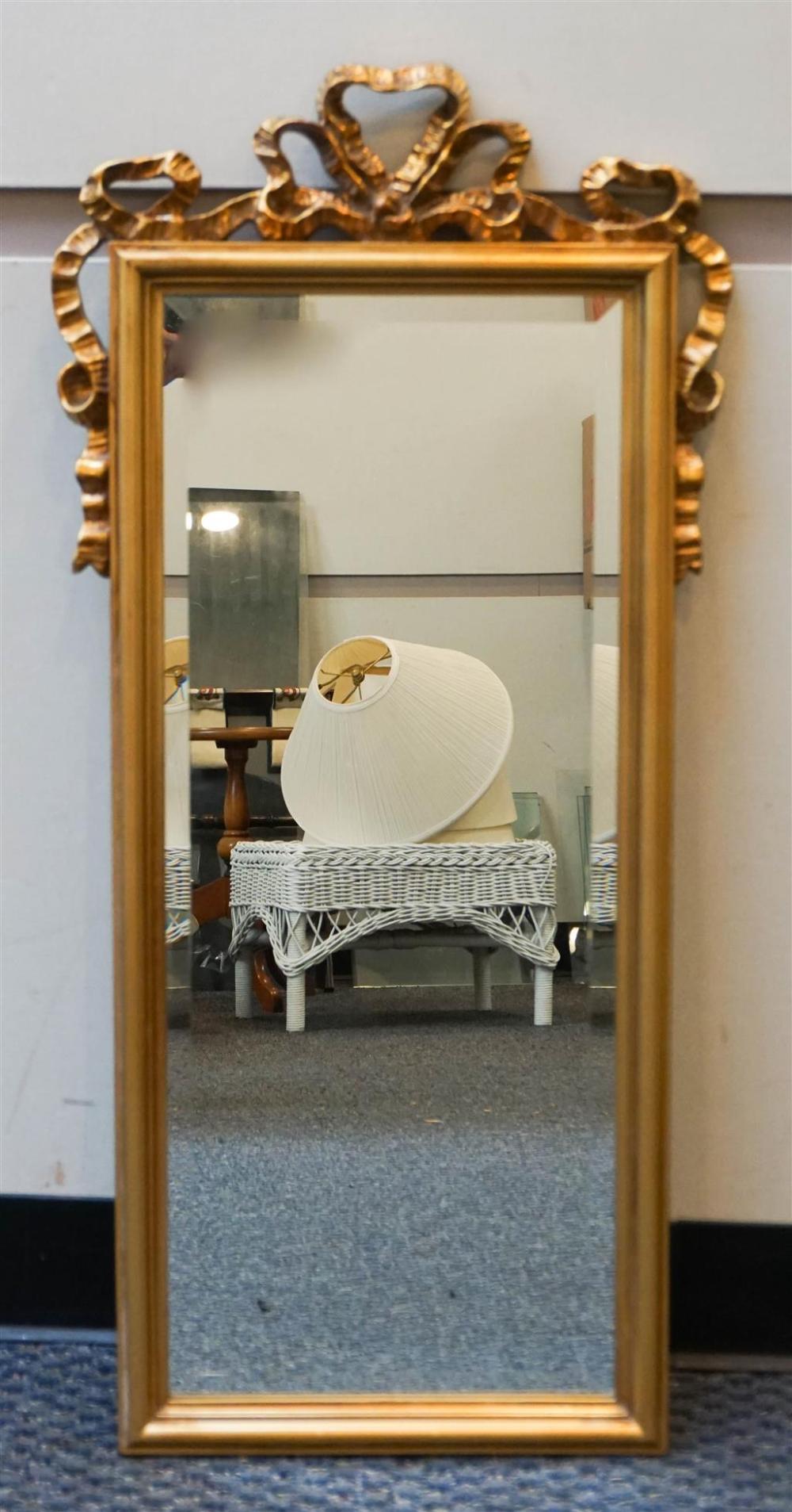CAROLINA MIRROR CO. GILT PAINTED