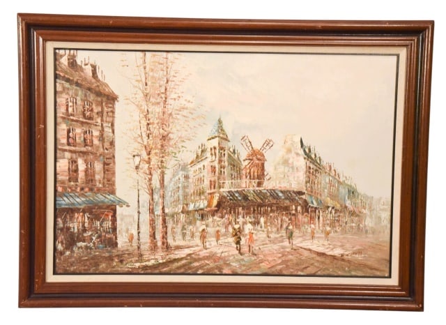 CAROLINE BURNETT SIGNED OIL