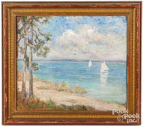 CAROLINE M. BELL, OIL ON ARTIST