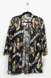 CAROLINE ROSE EMBROIDERED SHEE