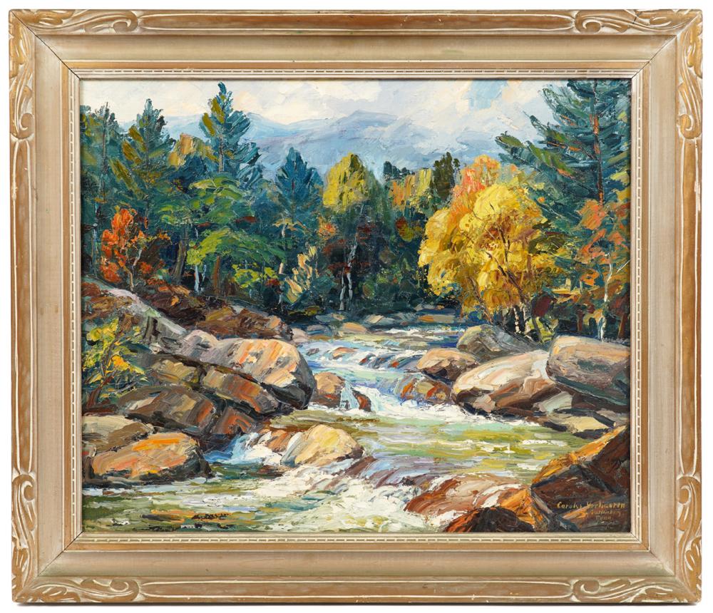 CAROLUS VERHAEREN OIL ON CANVAS