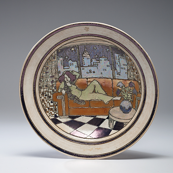Carolyn Judson Polychrome Ceramic