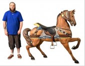 CAROUSEL HORSE OUTSIDE ROW STA