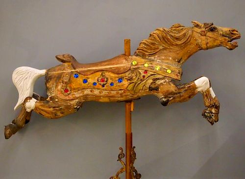 CAROUSEL HORSE, PARKERAn early 20th
