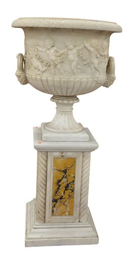 CARRERA MARBLE NEOCLASSICAL URN