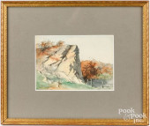 CARRIE CARTER WELLS, WATERCOLO