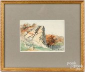 CARRIE CARTER WELLS, WATERCOLO
