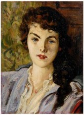 Carroll Beckwith painting Jame