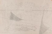 CARROLL CLOAR DRAWING, DRAUGHT