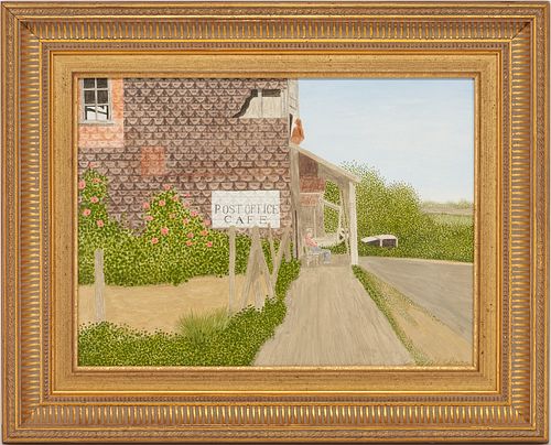 CARROLL CLOAR PAINTING, POST OFFICE