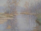 CARROLL COLBY CHILD, WATERCOLO