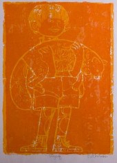"CARRYING" WOODBLOCK PRINTDepi