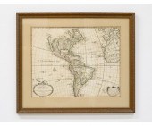 "Carte d' Amerique" dated 1722