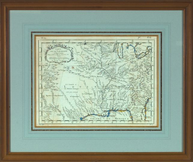 Carte De La Louisiana et Pays