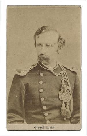 CARTE DE VISITE OF GEORGE ARMSTRONG
