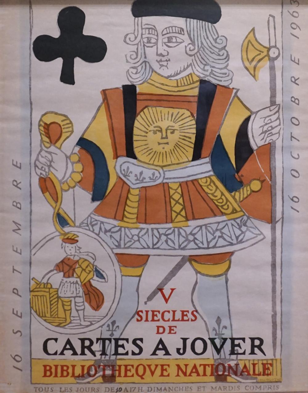 'CARTES A JOVER', LITHOGRAPHIC
