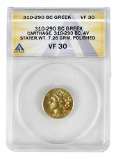 CARTHAGE GOLD STATER, 310-290