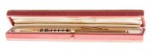 CARTIER 14K GOLD ENAMEL PERPET